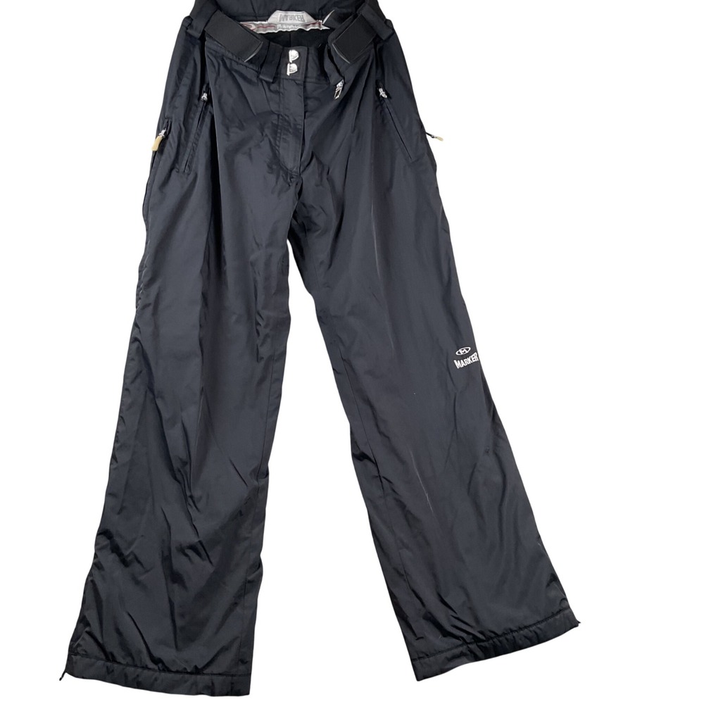 Marker Ski Pants Women Size 4 Black Insulated Snowboard Winter Outdoor Trousers